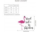 Flamingo Wall Decal-Stand Tall Be Fabulous Wall Quotes